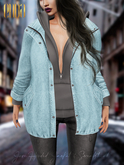 .::E.D.D.A::.  Jove Jacket & Hooded Sweatshirt {BLUE}