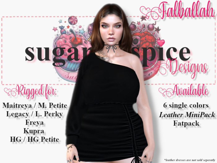 SNS FALBALLAH DRESS BLACK
