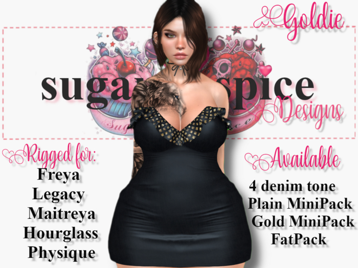 S&S GOLDIE DRESS BLACK DUO