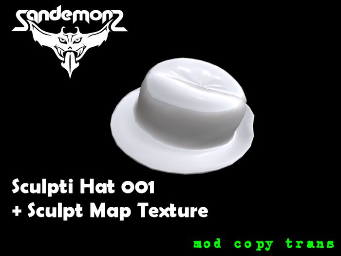 S-M - Sculpti Hat 001 + Sculpt Map Texture