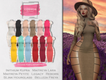 [COSMOS] Ashley Bodycon Dress Suede / 12 Colors Fatpack