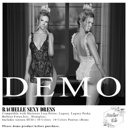 * DEMO * {AE}  RACHELLE SEXY DRESS