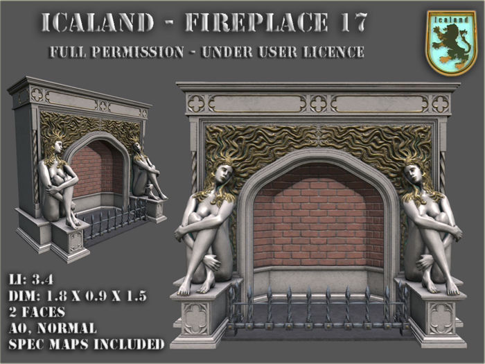 Icaland - Fireplace 17 FP