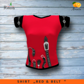 SHIRT RED & BELT - male & female - REBIRTH