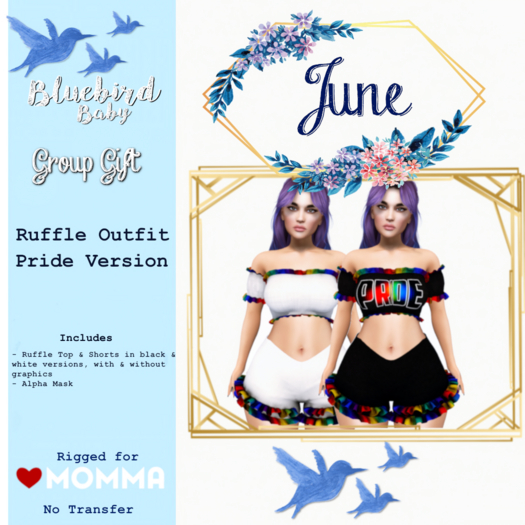 {bb} Ruffle Outfit - June'21 Group Gift [ADD ME]