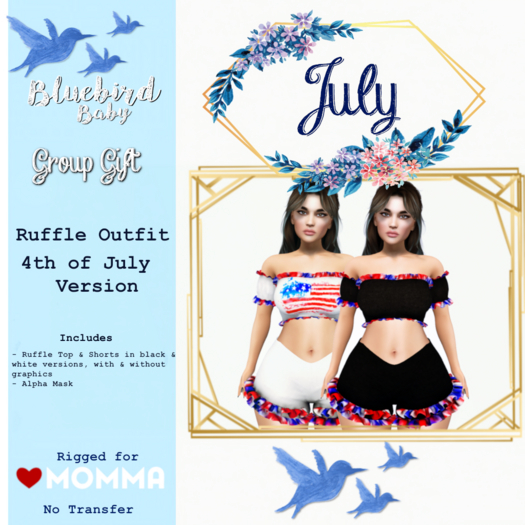 {bb} Ruffle Outfit - July'21 Group Gift [ADD ME]