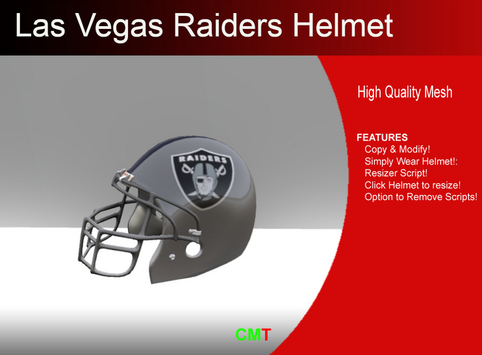 Las Vegas Raiders Helmet
