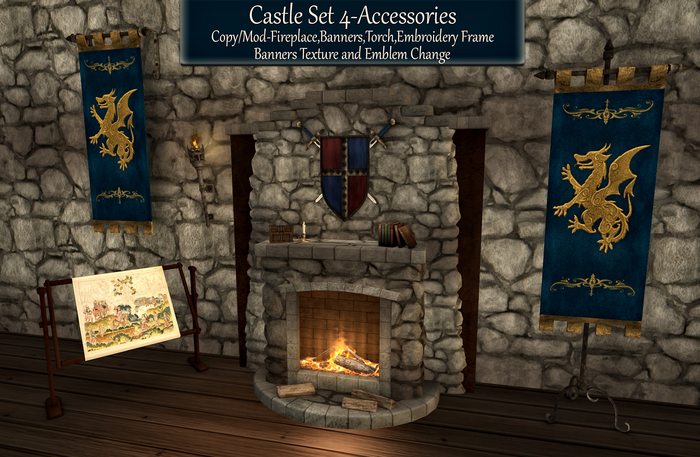 ^TD^Castle Set 4-Castle Accessories