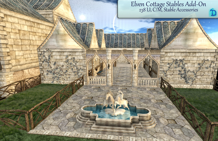 ^TD^Elven Cottage Stables Add-on
