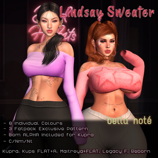Bella Note - Lindsay Sweater FATPACK