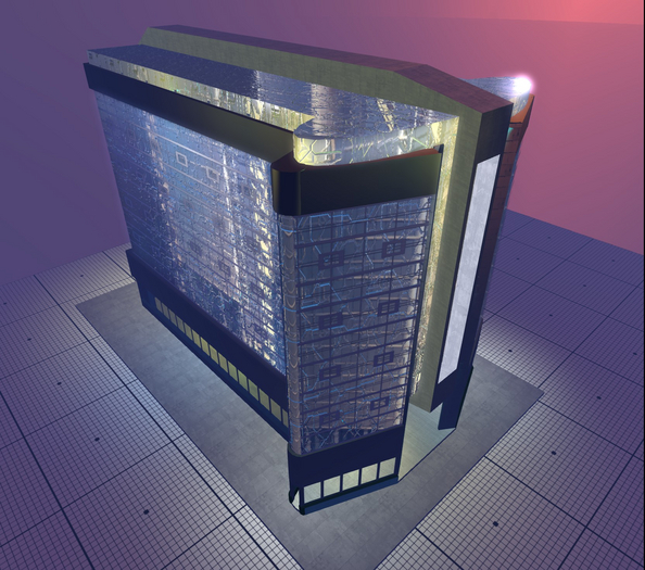Second Life Marketplace - Fancy urban library- 167 land impact- 49m by ...
