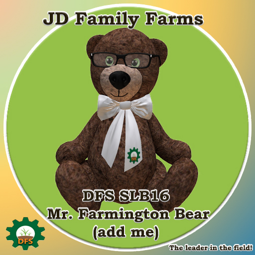 DFS SLB16 Mr. Farmington Bear (add me) - rare limited edition collectible
