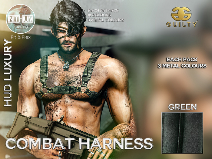 Guilty 070 Combat Harness-Green