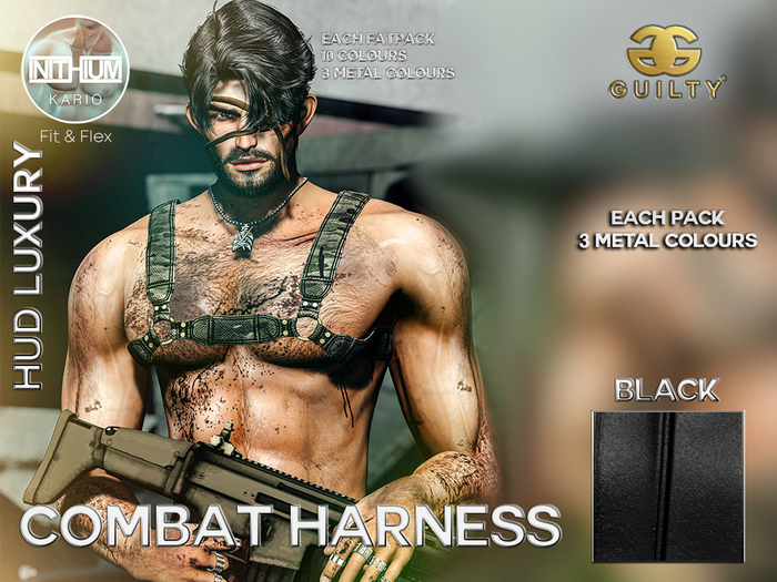 Guilty 070 Combat Harness-Black