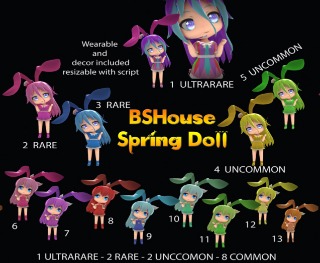 1-BSHouse  Spring Doll  ULTRA RARE