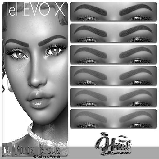 .:the-HAUS:. Kiria HD Eyebrows (LeL +LeL X) DEMO