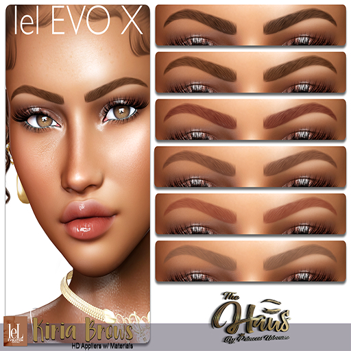 .:the-HAUS:. Kiria HD Eyebrows for (LeL + LeL X)
