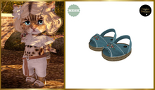 *DB* DINKIES IBIZA BOHO SANDALS* blue