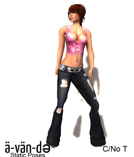 Avande Static Poses - Top Model 2