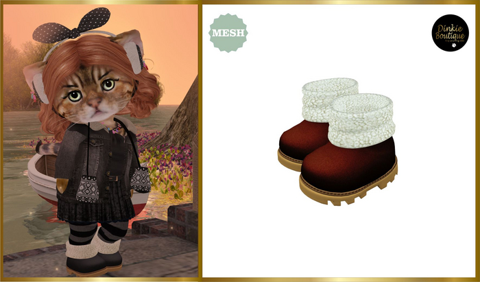 *DB* DINKIES RUBY WINTER BOOTS *  red