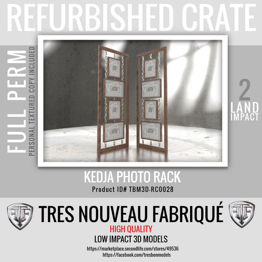 Full Perm Kedja Photo Rack [TMP0028RC]