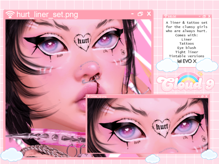 #cloud9 Hurt Liner & Tattoos (EVOX BOM) (add me!)