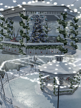 Second Life Marketplace - 1. Sese - Magic Ice Rink - Ice Rink Gazebo RARE