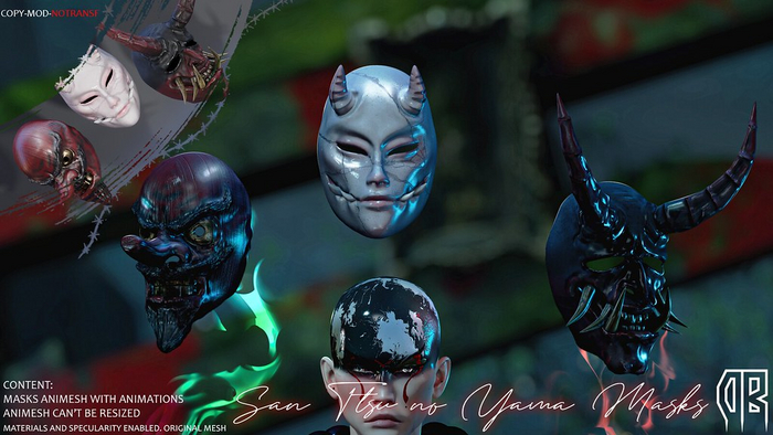 [The DeadBoy] San Ttsu no Yama Masks