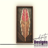Serendipity Designs - Navajo Feathers Wood Art