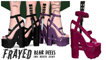 Frayed - Blair Heels - Wine