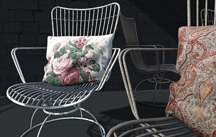 Concept} *Winter Garden Chair. Red