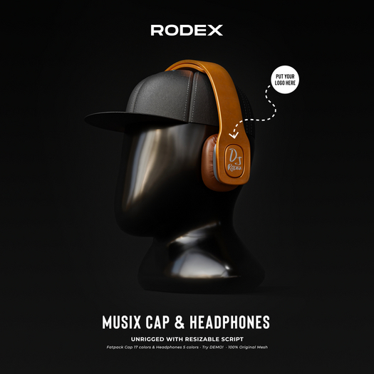 Rodexx Second Life Marketplace - RODEX - Musix Headphones Silver