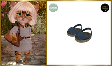 *DB* DINKIES LOLA PEEPTOE SANDAL*  navy