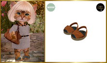 *DB* DINKIES LOLA PEEPTOE SANDAL*  cognac