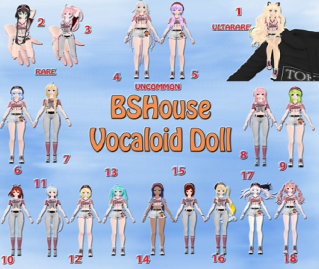 3-BSHouse Vocaloid Doll  - Uni RARE