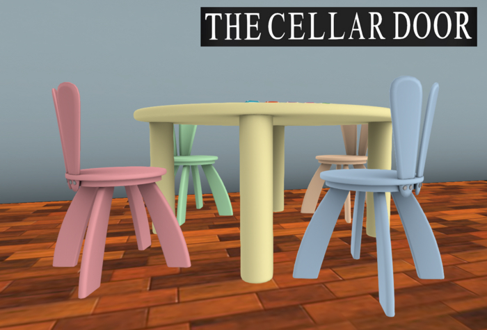 ~TCD~ Bunny Table and Chair Set