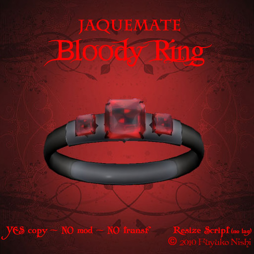 *JaqueMate* Bloody Roses Ring