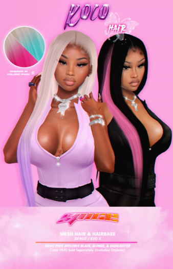 $pce. Koco Hair // Full Pack