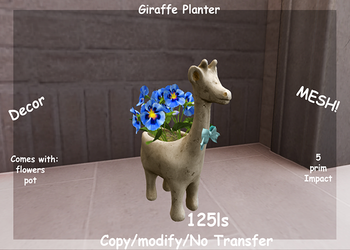 Giraffe Planter(BOXED)