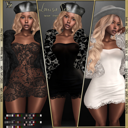 .:-->> YELIZ <<--:.  *LOUISA Set* - HUD -