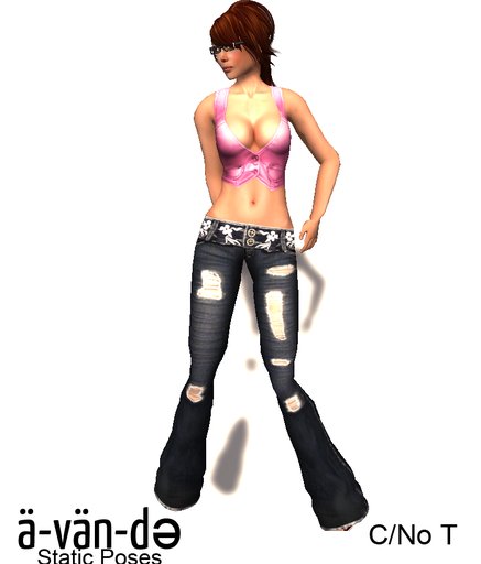 Avande Static Poses - Top Model 1