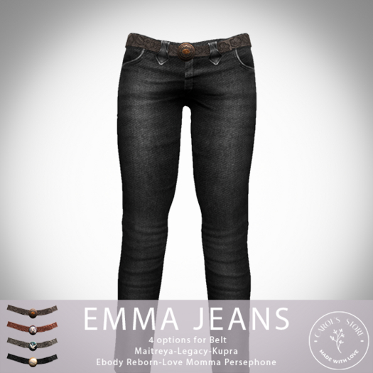 Emma Jeans Black