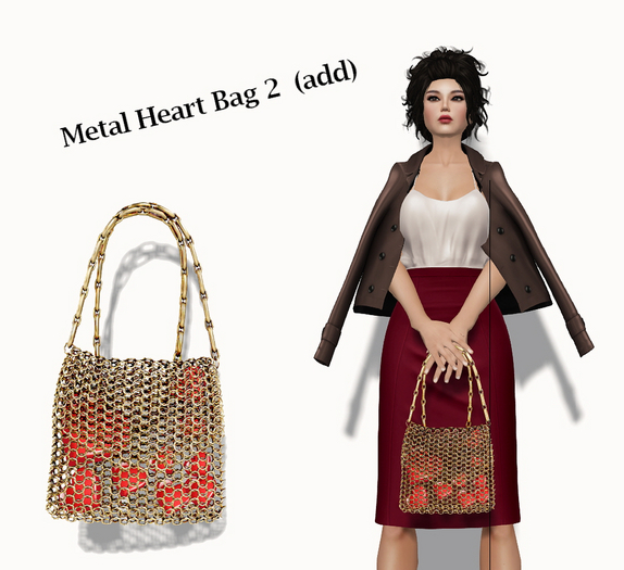 Metal Heart Bag 2 Box