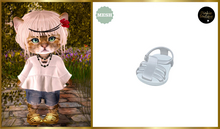 *DB* DINKIES JELLY SANDALS* white