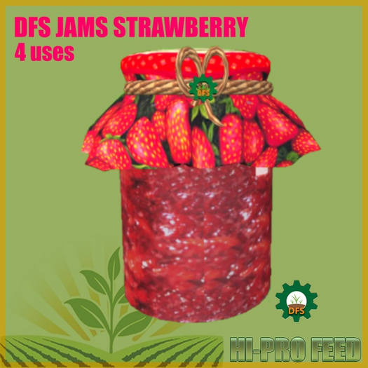 Second Life Marketplace DFS Jams Strawberry Preserves (4 uses)
