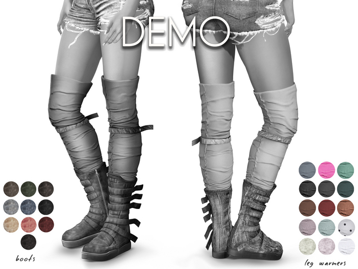 DEMO [ALEYNACOX] - RIDE IN BOOTS & THIGH LEG WARMERS