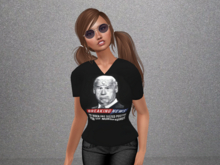 Breaking News-Ladies v-neck shirt