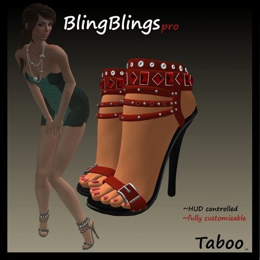 Taboo BlingBlingsPro with sculpted feet and toes
