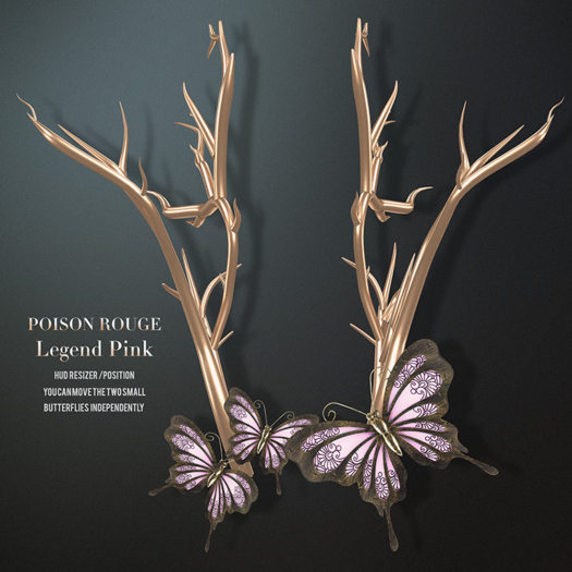 POISON ROUGE Legend Headpiece - Pink