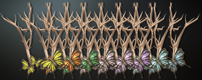 POISON ROUGE Legend Headpiece - FATPACK